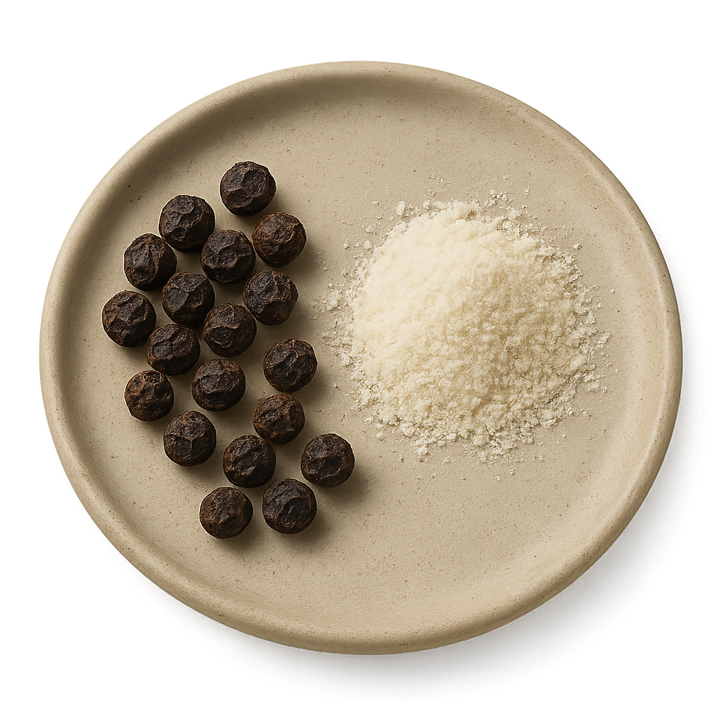 Bioavailability Enhancers (Piperine, Lecithin)