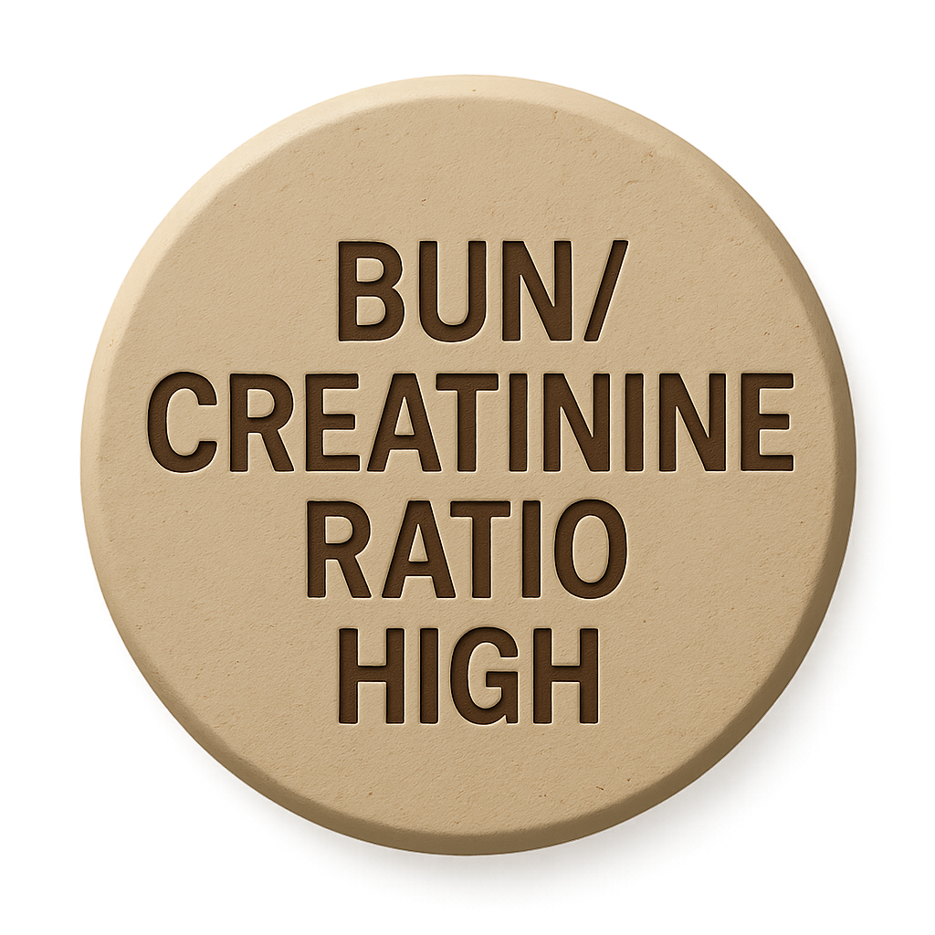 BUN/Creatinine Ratio High