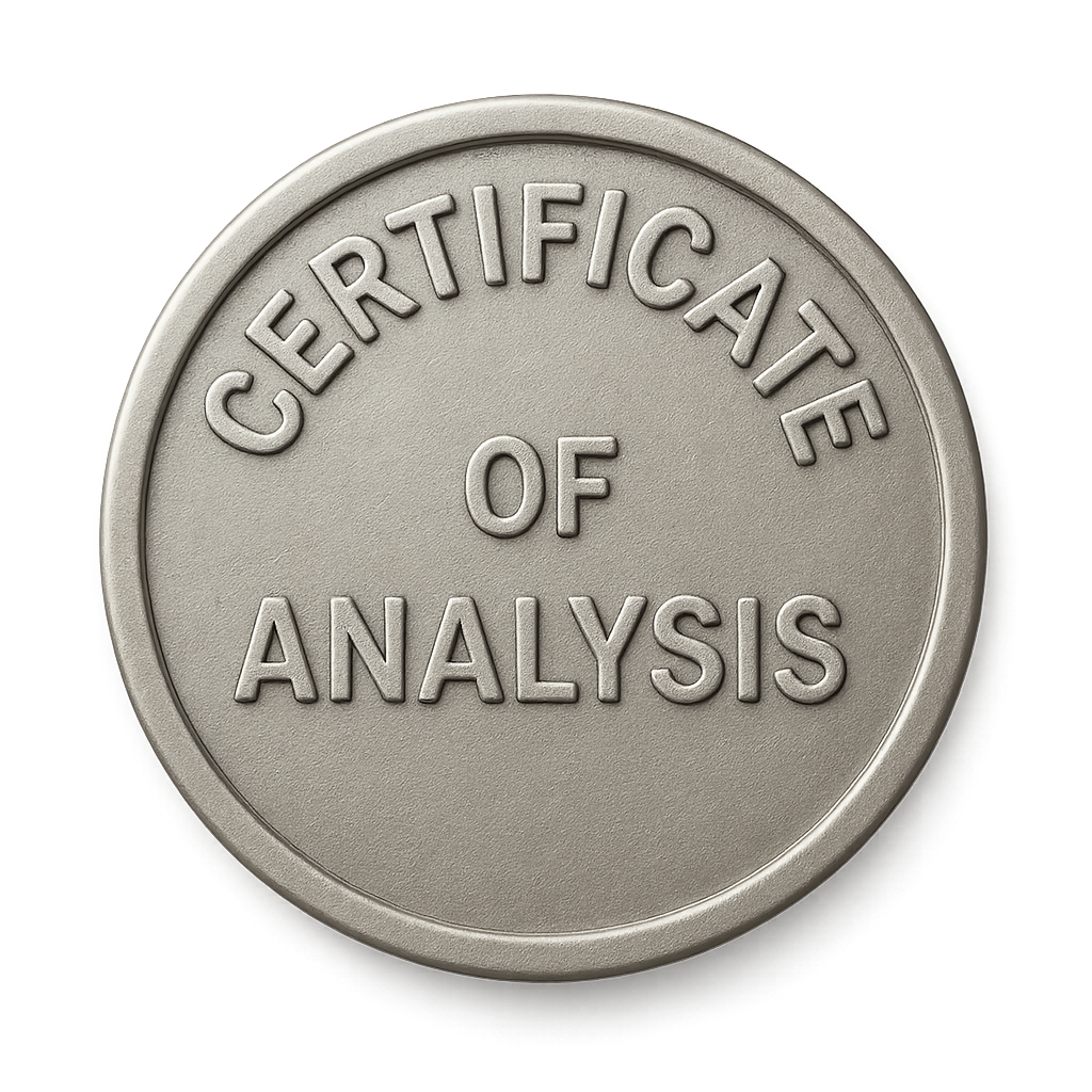 Certificate of Analysis (COA)